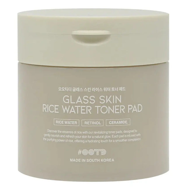 OOTD Glass Skin Rice Water Toner Pad