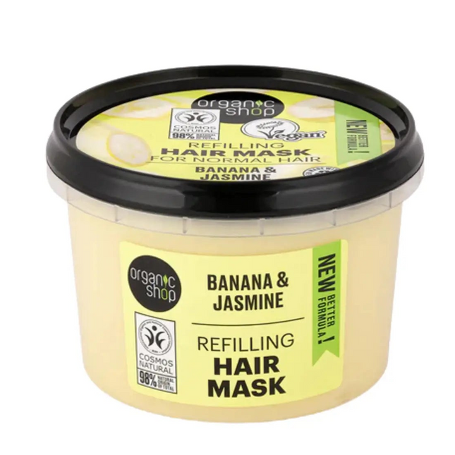 Organic Shop Revitalizing Hair Mask Banana And Jasmine