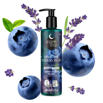 Organic Shop Sleeping Relaxing Body Wash Rinse The Stress Away
