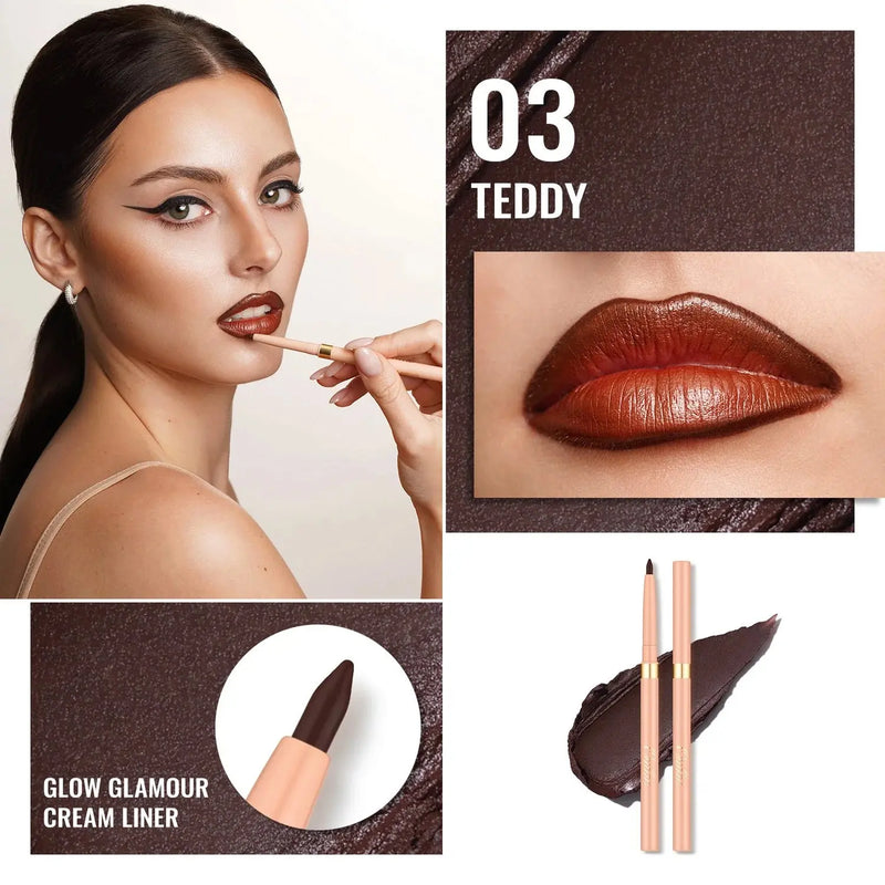 Oulac Glow Glamour Cream Lip Liner 03 Teddy