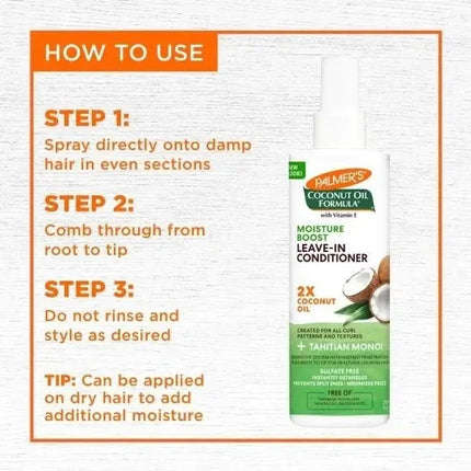 Palmer's Coconut Oil Formula Moisture Boost Leave In Conditioner