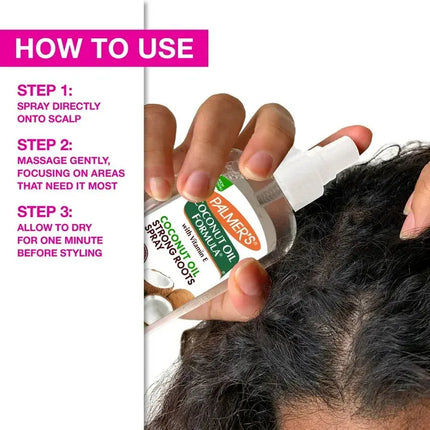 Palmer's Coconut Oil Formula Moisture Boost Strong Roots Spray