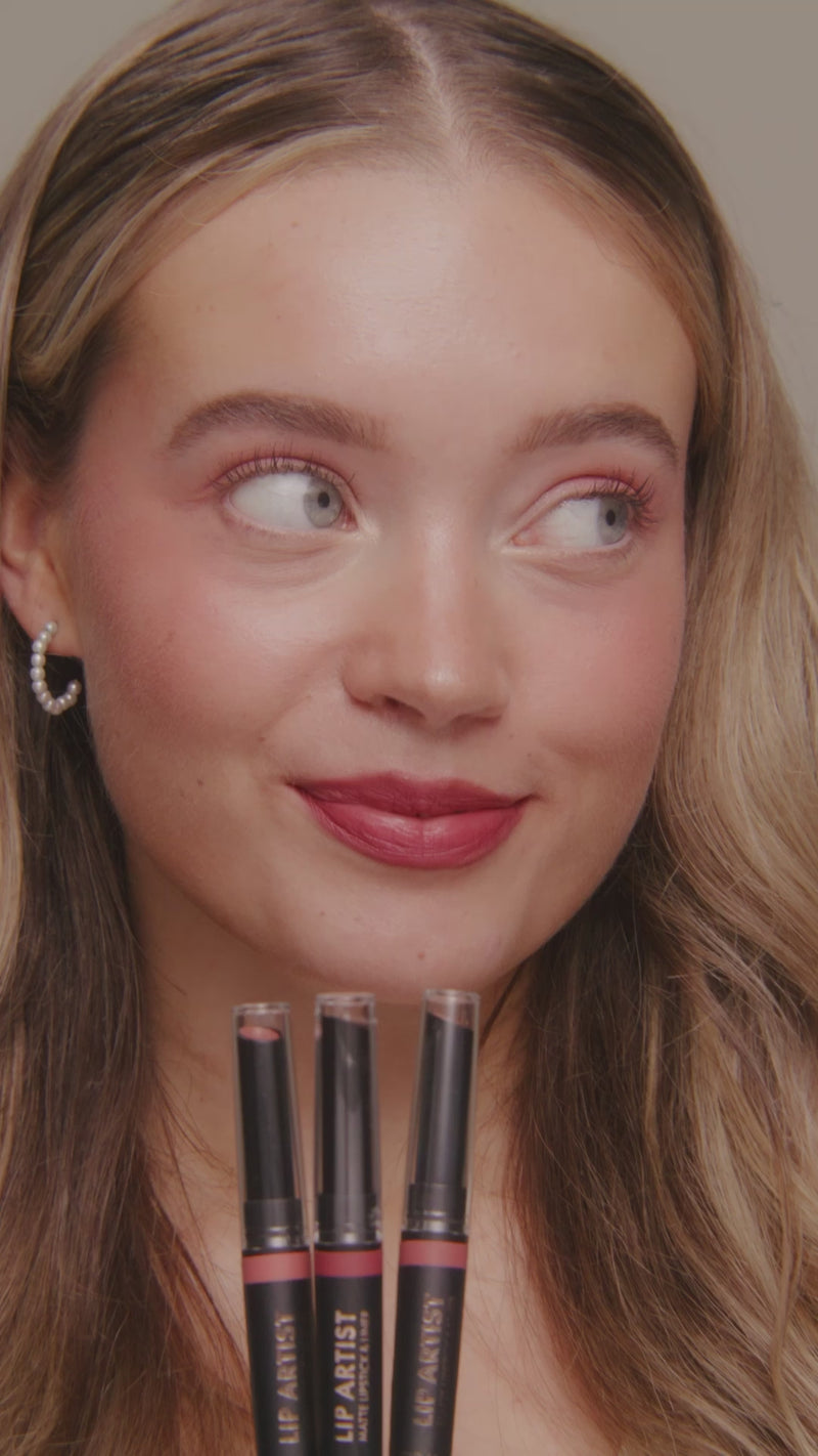 Lip Artist Matte Lipstick & Liner 020 Never Apart