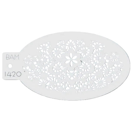 PXP Professional Colours Face Paint Stencil BadAss 1420