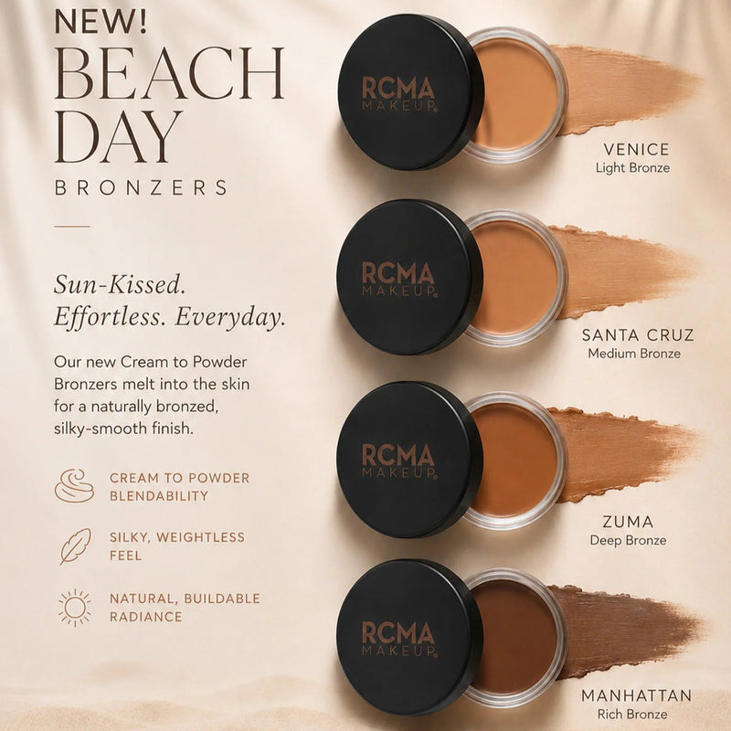 RCMA Makeup Beach Day Cream To Powder Bronzer Venice