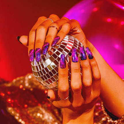 Red Carpet Manicure Astro Flash Cat-Eye Gel Polish Space Cadet