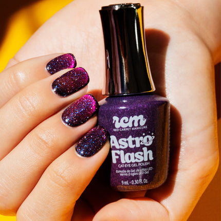 Red Carpet Manicure Astro Flash Cat-Eye Gel Polish Space Cadet