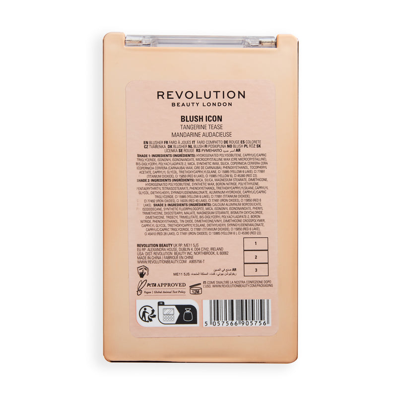 Revolution Blush Icon Brights Tangerine Tease