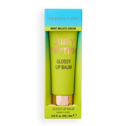 Revolution Juicy Peptide Lip Balm Mint Mojito Green