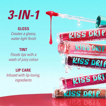 Revolution Kiss Drip Water Lip Tint Berry Splash