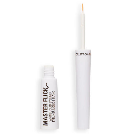 Revolution Master Flick Dip Liquid Eyeliner Snowy White