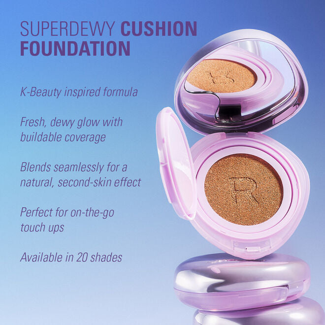 Revolution Superdewy Cushion Foundation Fair Neutral, foundation met dewy finish, foto 4 van 10