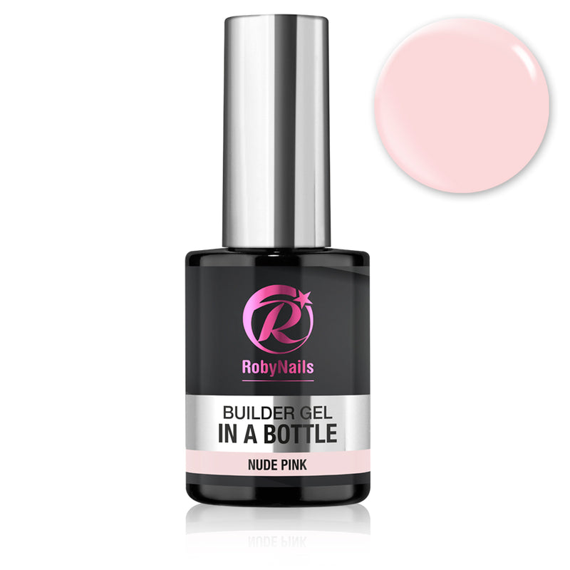 RobyNails Builder Gel In A Bottle Nude Pink