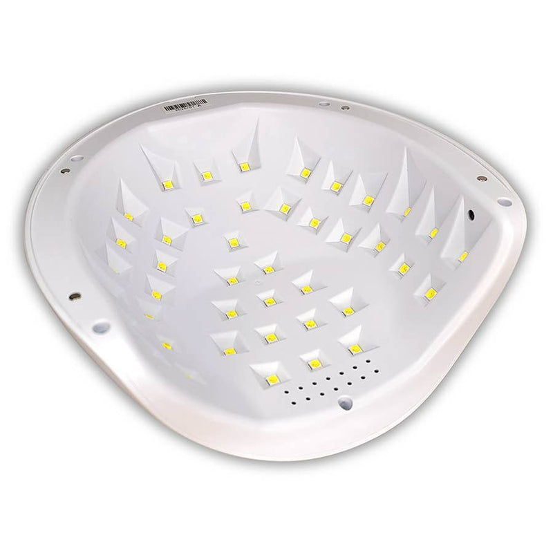 Binnenkant van de nagellamp met de volledige array van 42 LED's