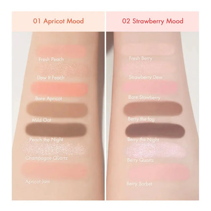 Romand Bare Layer Palette 01 Apricot Mood