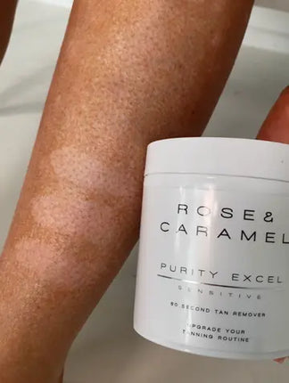 Rose & Caramel Purity Excel 60 Second Self Tan Removing Scrub