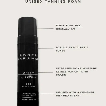 Rose & Caramel Unity Medium Dark Unisex Tanning Foam