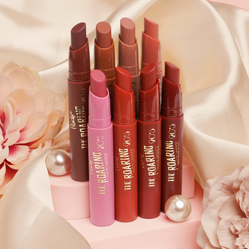 Rude Cosmetics Roaring 20's Matte Lipstick Ritzy, fluweelmatte lippenstift, foto 6 van 6