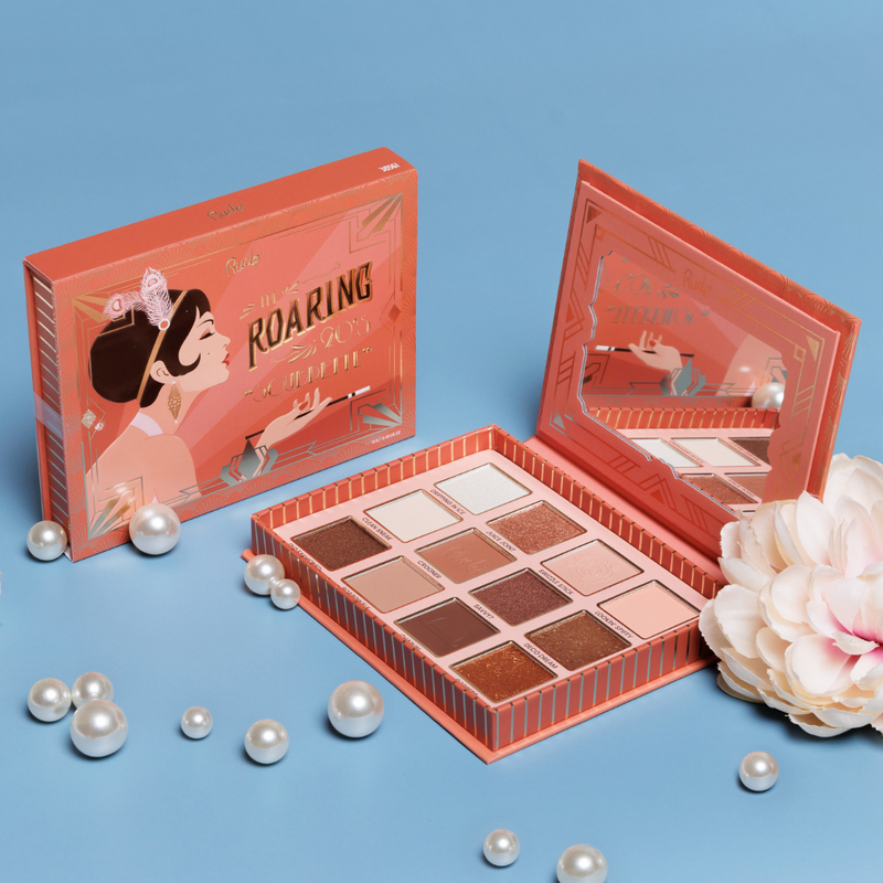 Rude Cosmetics The Roaring 20's 12 Color Palette Soubrette, oogschaduwpalette met warme neutrale tinten, foto 5 van 7