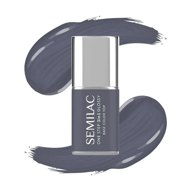 Semilac One Step 3in1 Glossy S185 Stone Grey