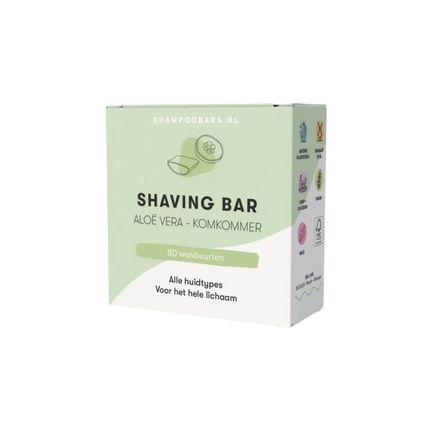 Shampoo Bars Shaving Bar Aloë Vera en Komkommer