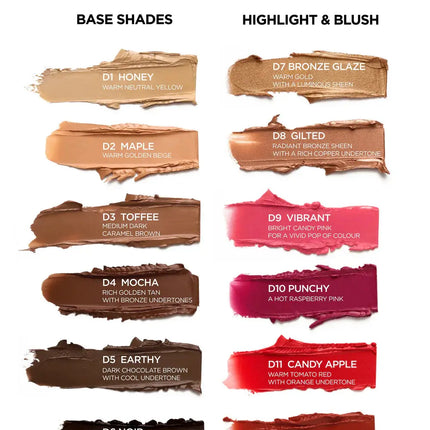 Sosu Cosmetics Complete Canvas Complexion Palette Dark