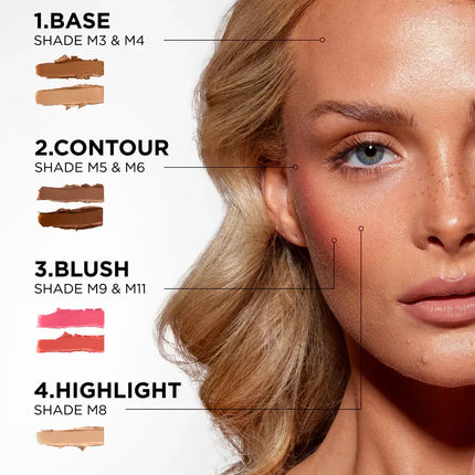 Sosu Cosmetics Complete Canvas Complexion Palette Medium