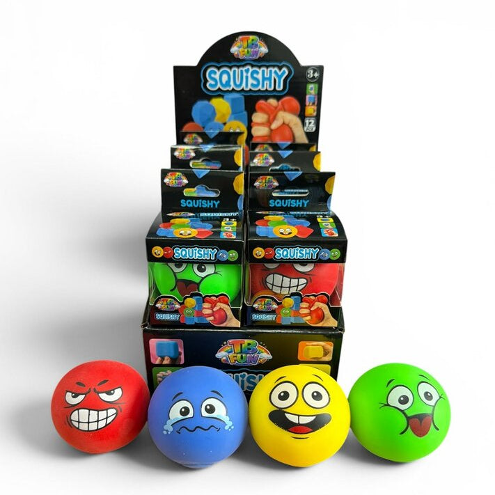 Squishy Mystery Happy Face Round Squishy