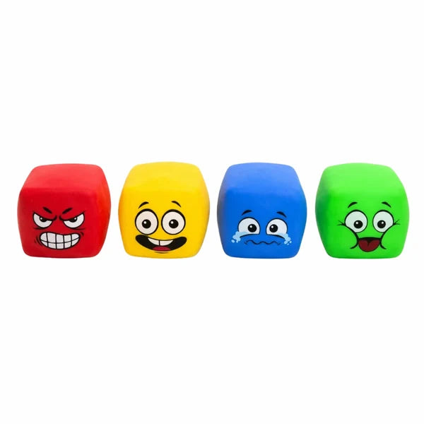 Mystery Happy Face Square Squishy van Boozyshop, mystery squishy, uitvoering is een verrassing