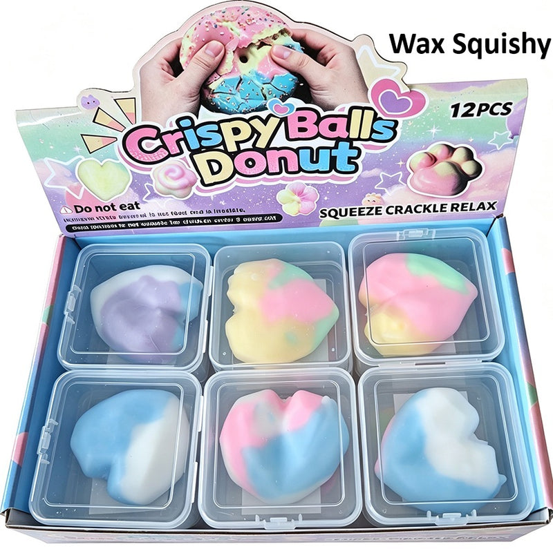 Squishy Mystery Pastel Wax Cracking Heart Squishy 2