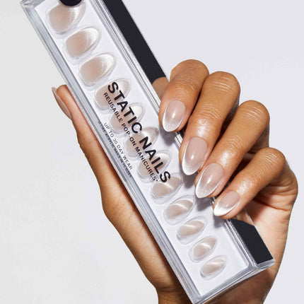 Static Nails Reusable Pop-On Manicure Champagne Room