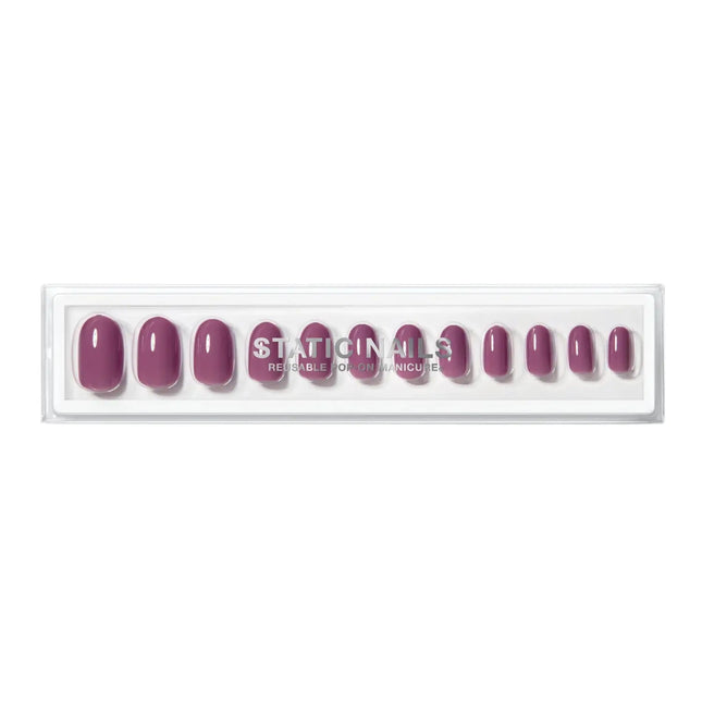 Static Nails Reusable Pop-On Manicure First Class Round
