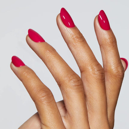 Static Nails Reusable Pop-On Manicure High-End Red Round