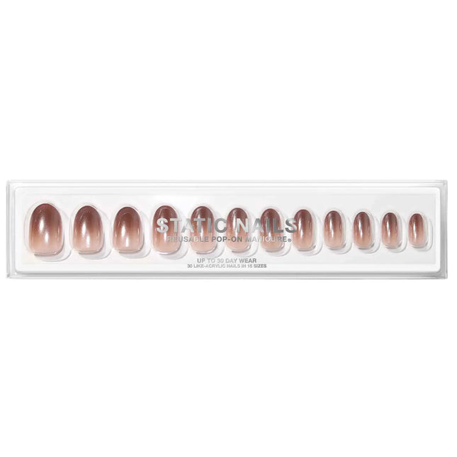 Static Nails Reusable Pop-On Manicure Silhouette
