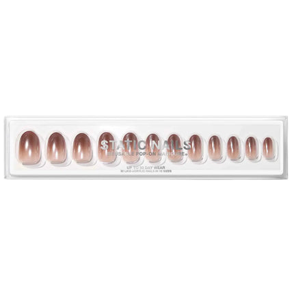 Static Nails Reusable Pop-On Manicure Silhouette