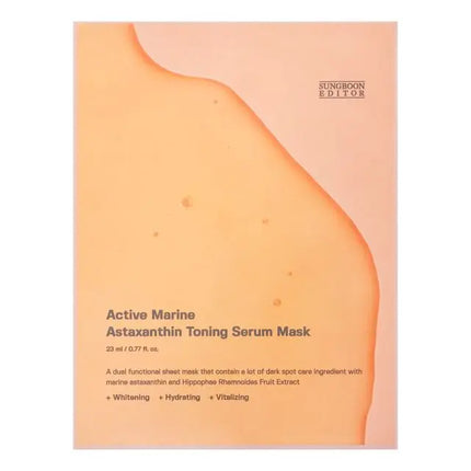 Sungboon Editor Active Marine Astaxanthin Toning Serum Mask
