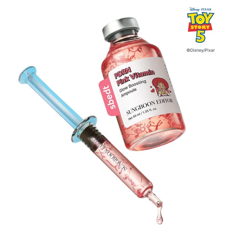 Sungboon Editor X Toy Story Pink Pdrn Glow Boosting Ampoule 1