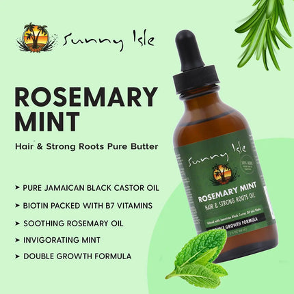 Sunny Isle Rosemary & Mint Hair Oil