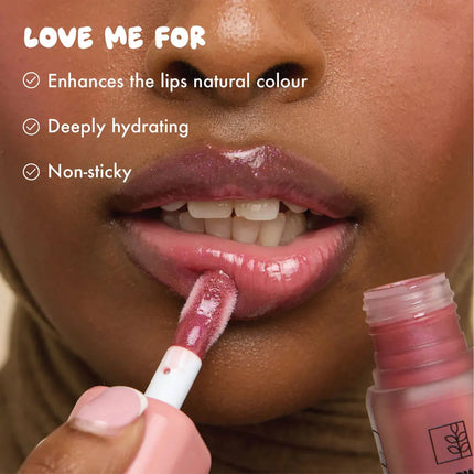The Beauty Crop Glow Milk Lip Oil Pink Lemonade
