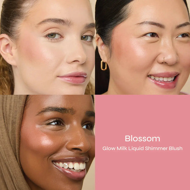 The Beauty Crop Glow Milk Liquid Shimmer Blush Blossom