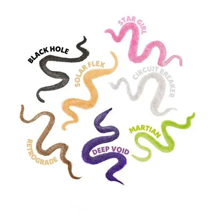 Trouble Maker Nova Glitter Liquid Eyeliner Pen Black Hole Black