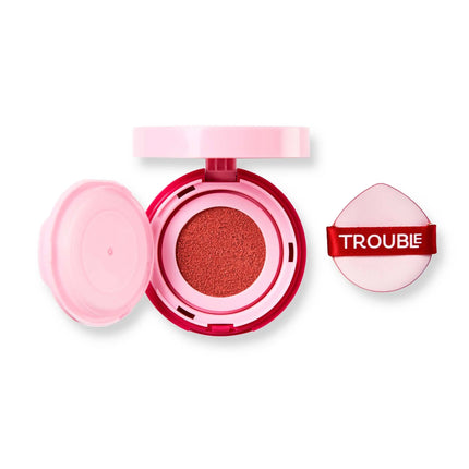 Trouble Maker Press Play Blush Cushion On Repeat Rosie Pink