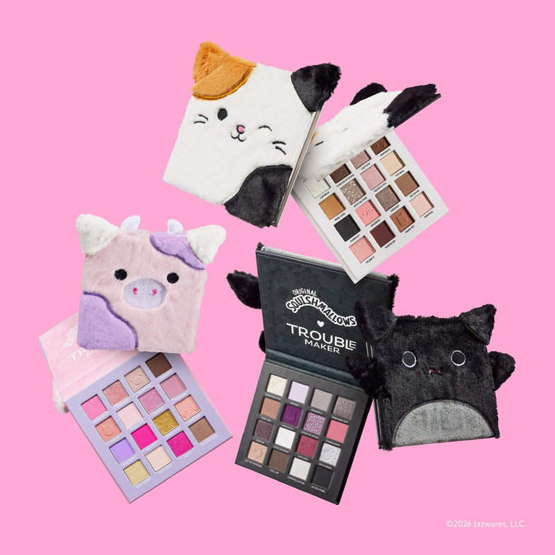 Trouble Maker X Squishmallows Emily The Bat Fluffy Smokey Palette