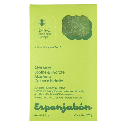 T.TAiO Esponjabon Aloe Vera 2-in-1 Soap And Sponge