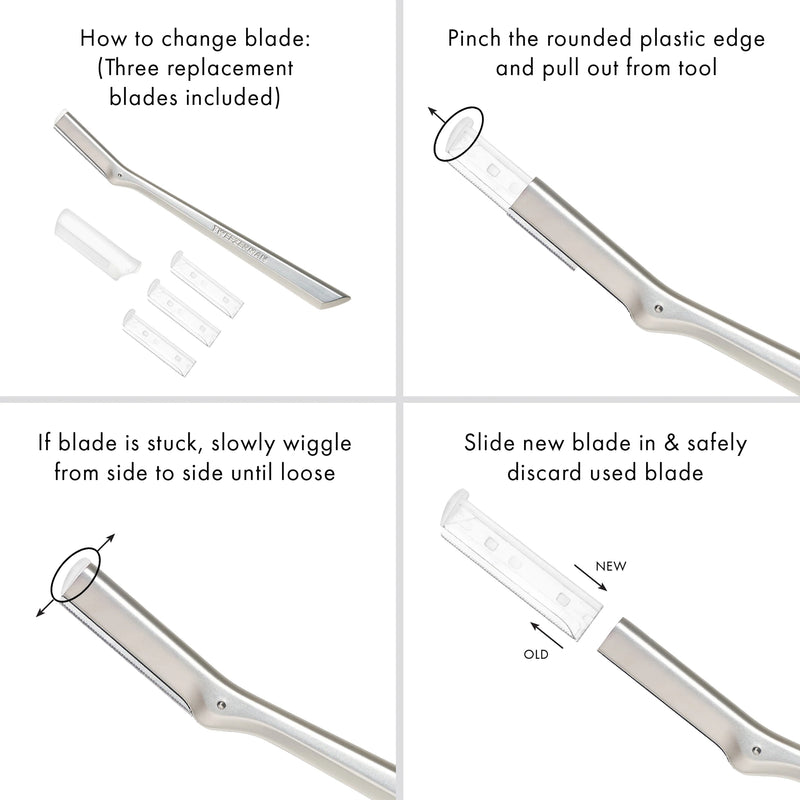 Tweezerman Replacement Blades Facial Razor