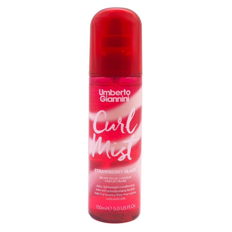 Umberto Giannini Curl Mist Limited Edition Strawberry Glaze, hydraterende styling spray voor krullen