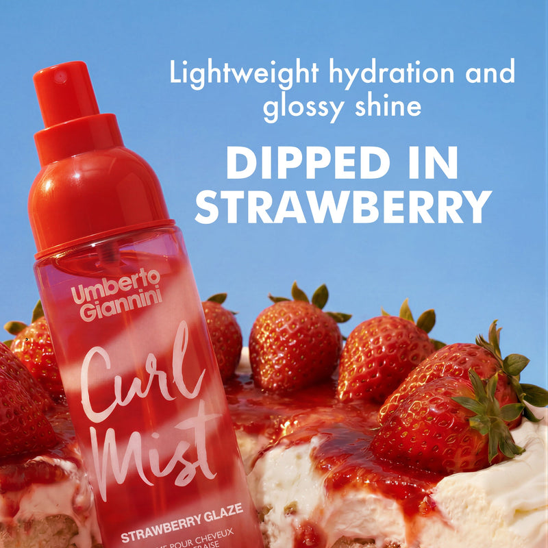Umberto Giannini Curl Mist Limited Edition Strawberry Glaze, hydraterende styling spray voor krullen, foto 7 van 8