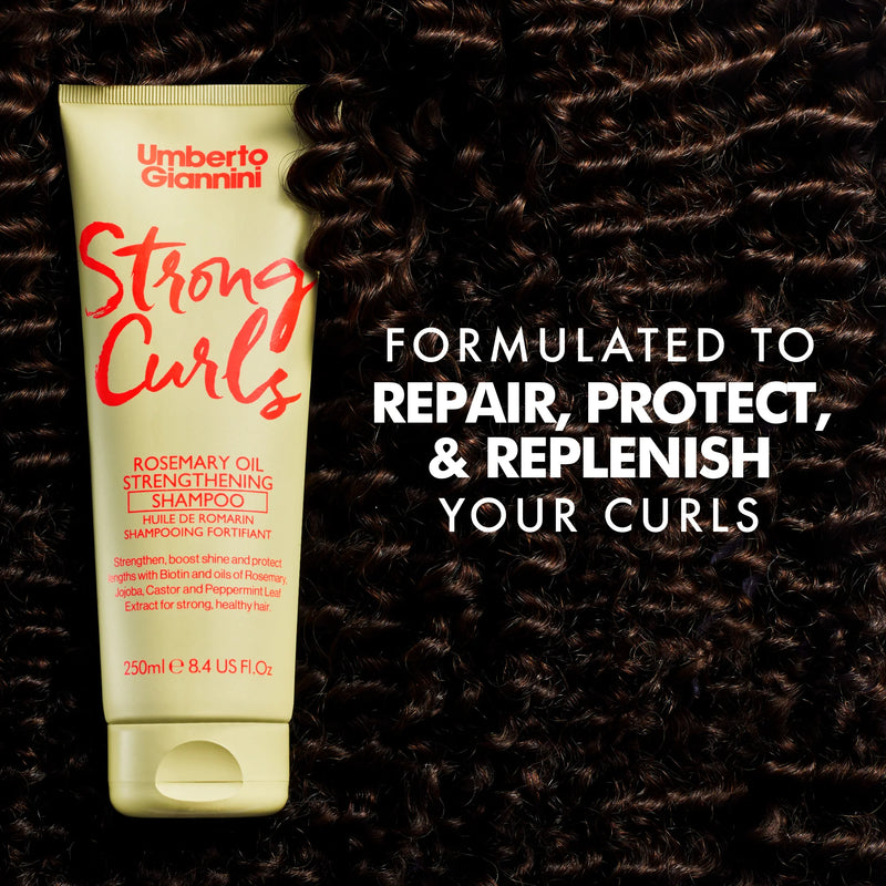 Umberto Giannini Strong Curls Rosemary Oil Shampoo
