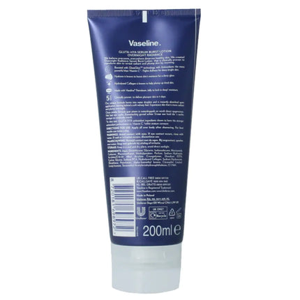 Vaseline Gluta-Hya Overnight Radiance Serum Burst Lotion 300 ml.