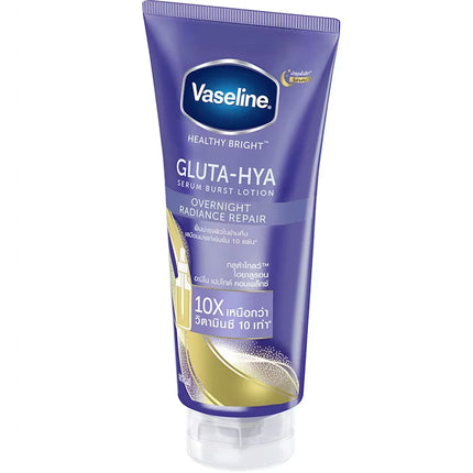 Vaseline Gluta-Hya Overnight Radiance Serum Burst Lotion 300 ml.